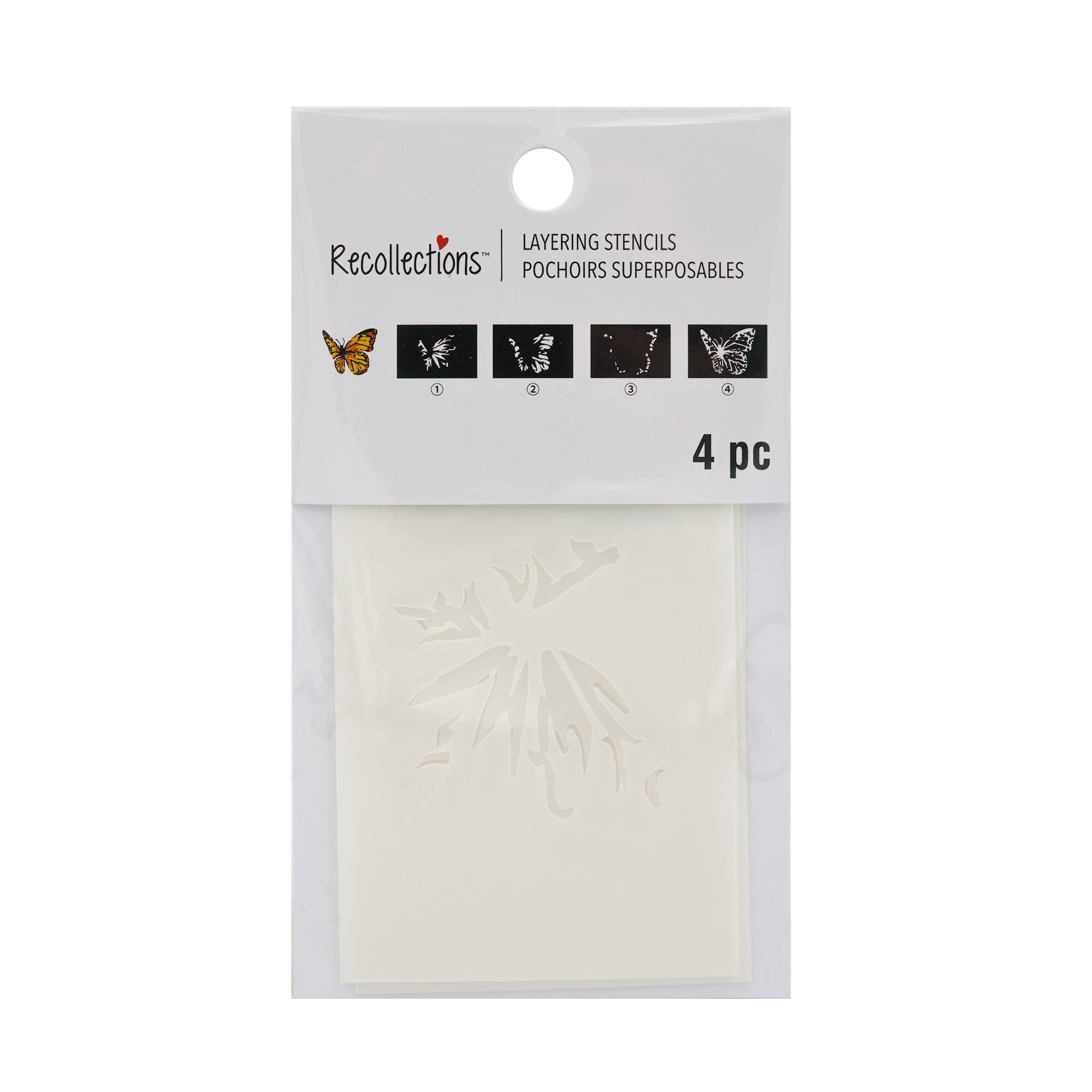 Butterfly Icon Layering Stencils by Recollections™